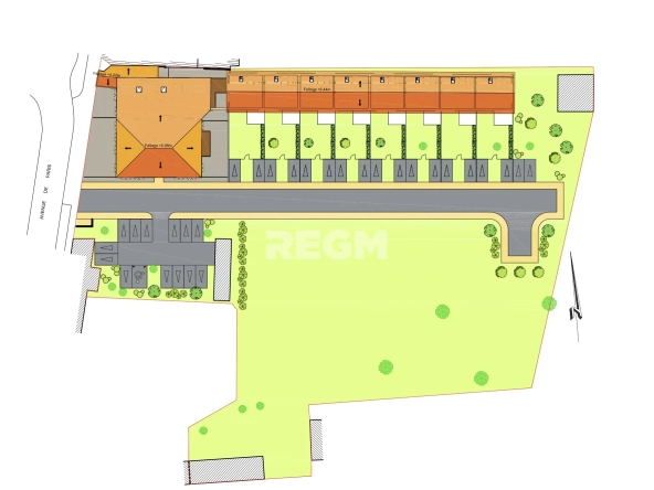Opportunité d'achat d'un plateau viabilisé pour maison à Cavignac avec terrasse et jardin