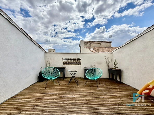 Maison de village rénovée de 121 m² avec terrasse à Florensac