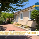Maison de plain-pied rénovée de 97 m² avec garage et terrasses à Saint-Georges-Les-Bains