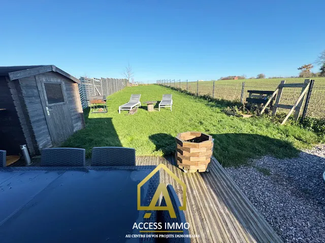 Maison de village de 95 m² avec jardin et terrasse à Monceau-Saint-Waast 