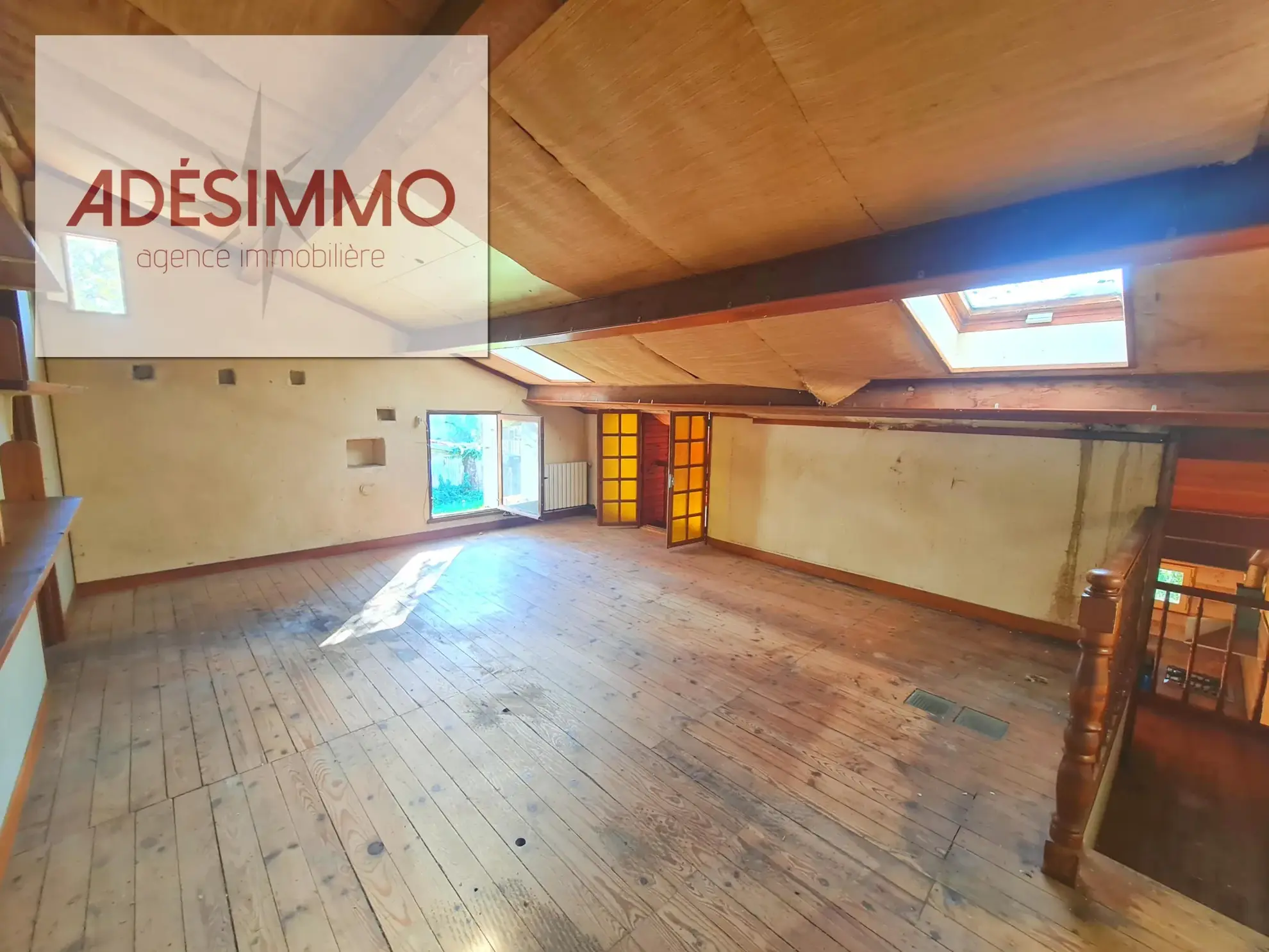 Maison de village à rénover de 143 m² avec jardin et garage à Saint Sulpice sur Lèze 
