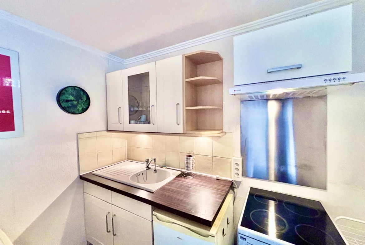 Appartement de 35 m² à vendre au centre de Cannes, proche Croisette et Palais des Festivals 