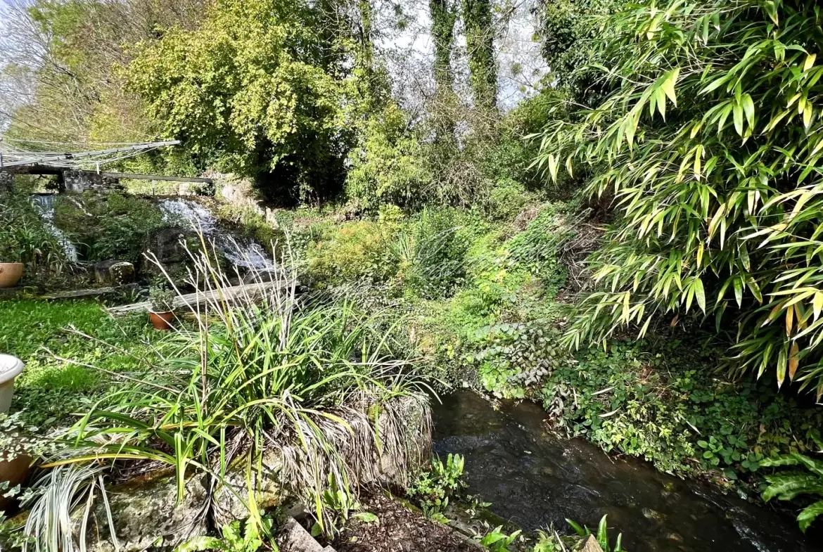 Maison à vendre avec étang privé à Coulanges-lès-Nevers, 2 chambres, terrain de 2500 m² 
