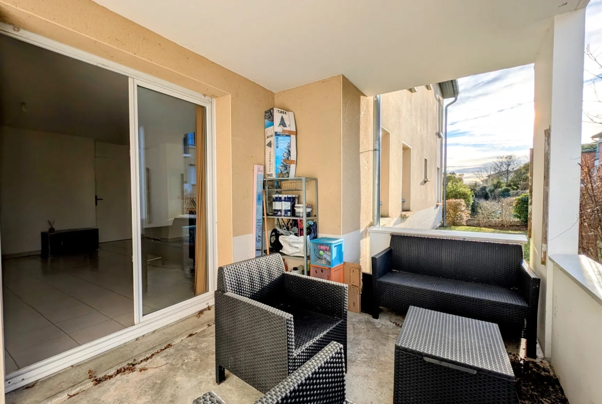 Appartement T2 de 45 m² avec terrasse et parking à Mondonville 