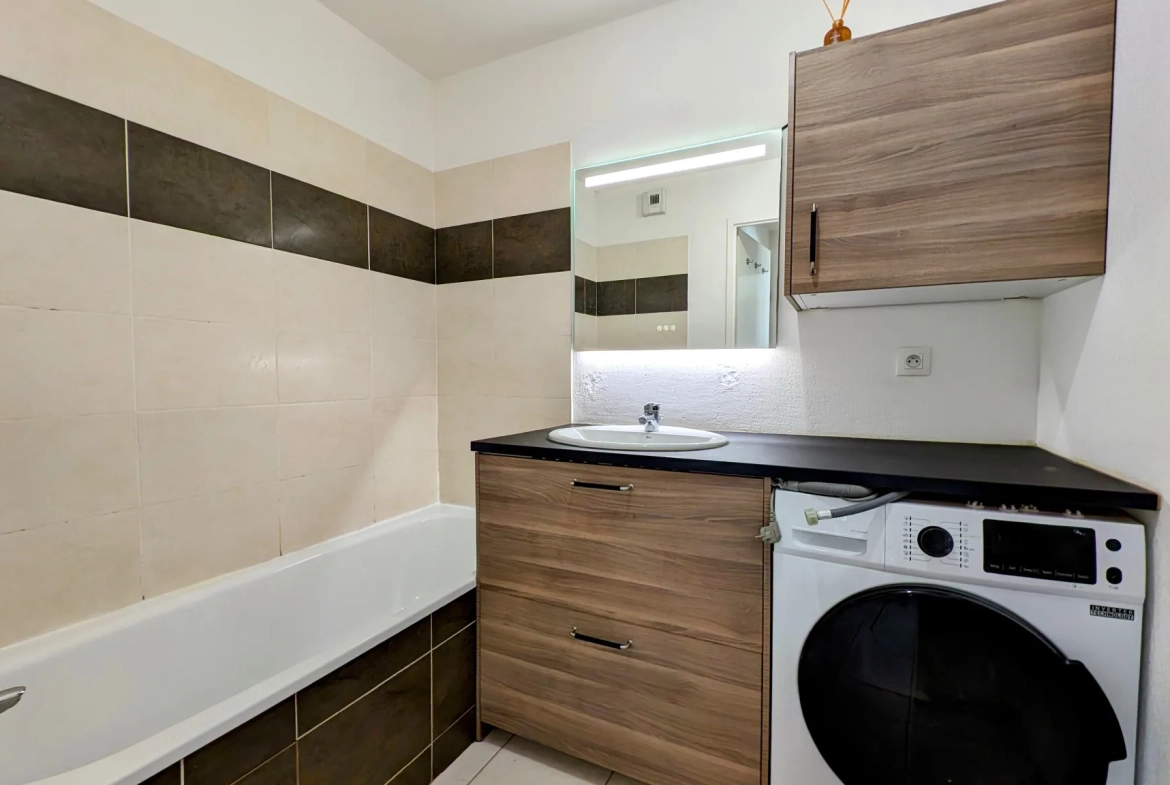 Appartement T2 de 45 m² avec terrasse et parking à Mondonville 