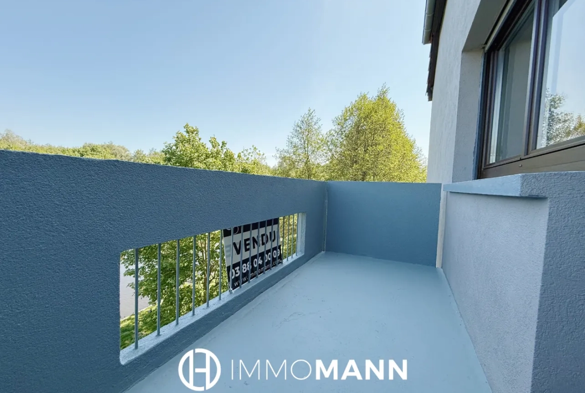 Appartement 2 pièces avec balcon et vue étang à Ingwiller 