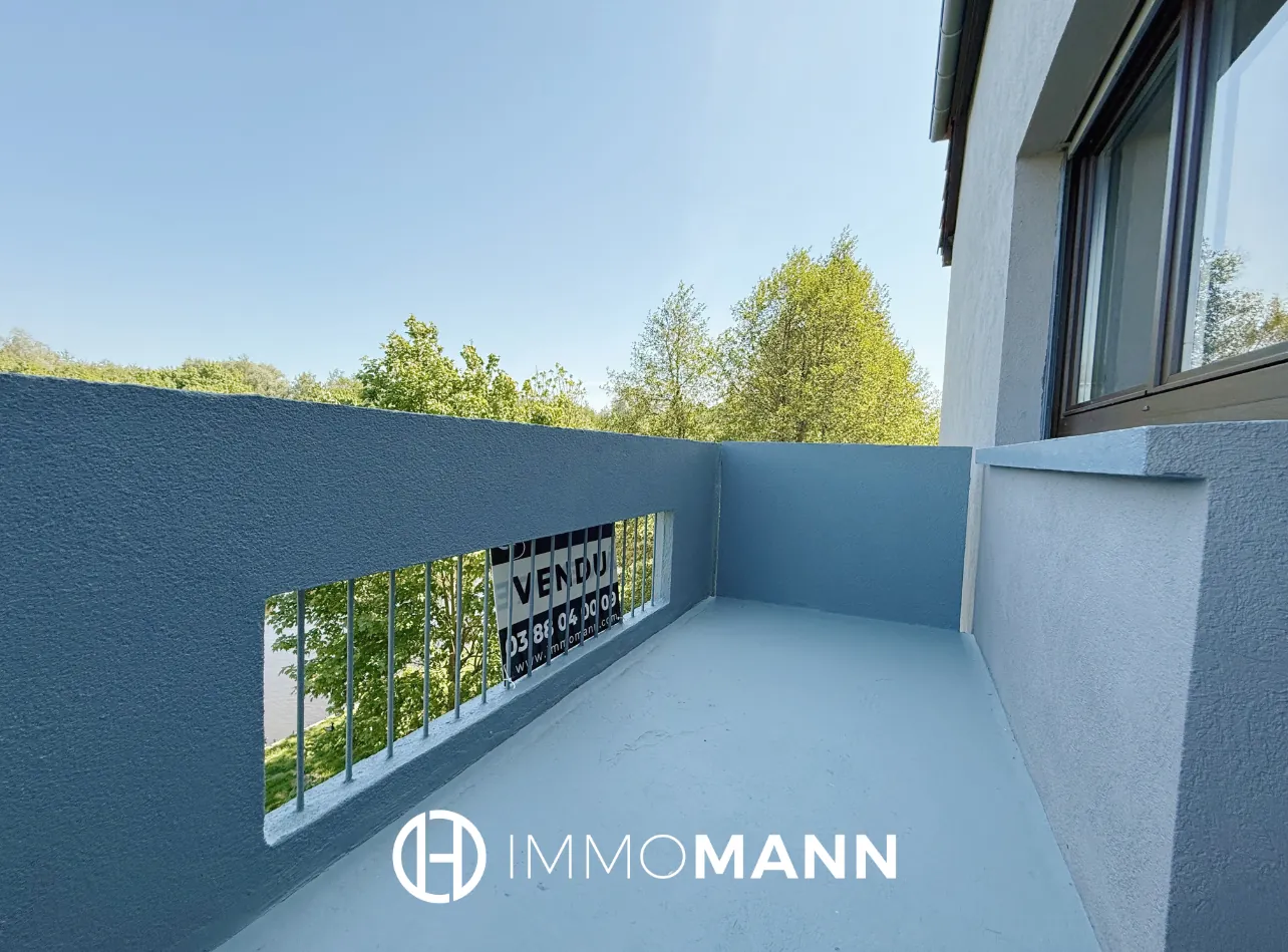 Appartement 2 pièces avec balcon et vue étang à Ingwiller 