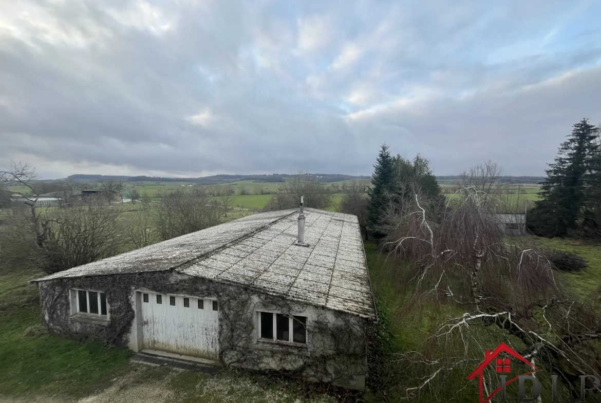 Maison F5 de 135 m² avec grand terrain en Haute-Marne près des Vosges 