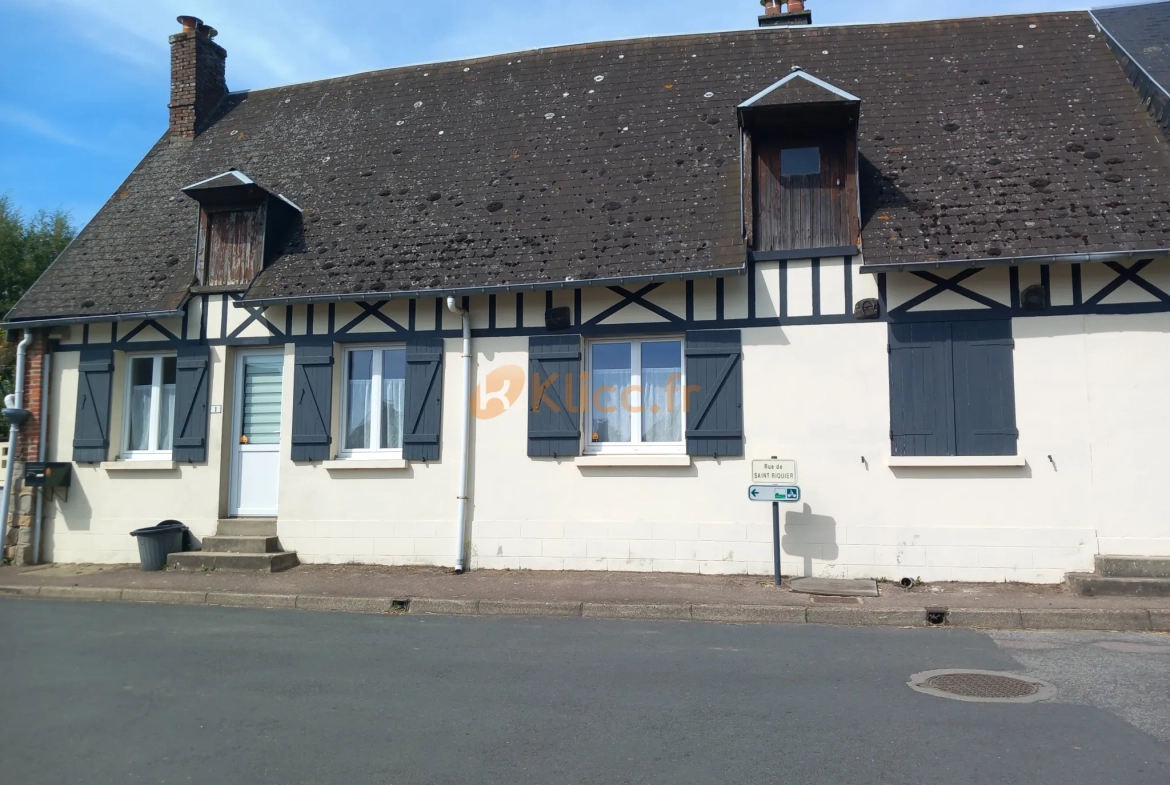 Maison de plain-pied à Vittefleur avec jardin, proche de la mer 