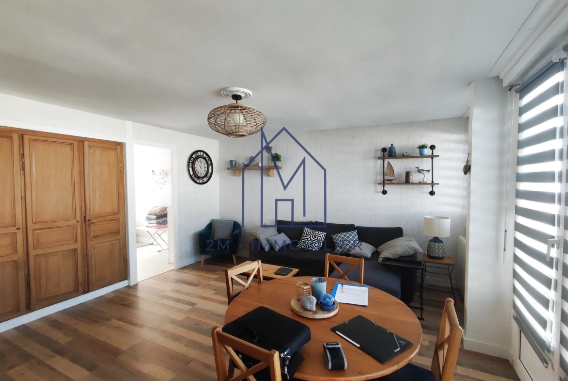 Appartement lumineux à vendre au Le Tréport, proche de la plage et du port 