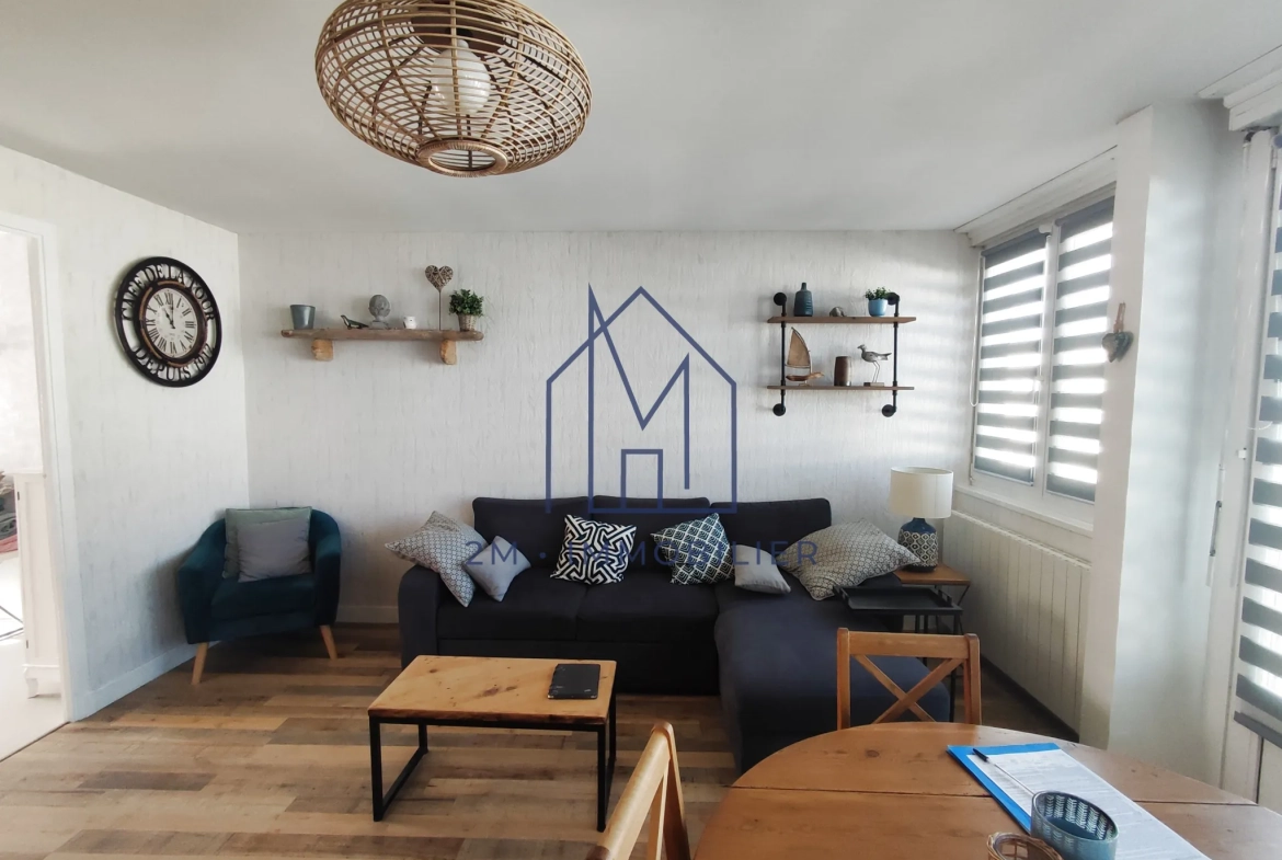 Appartement lumineux à vendre au Le Tréport, proche de la plage et du port 