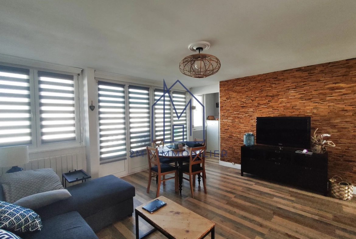 Appartement lumineux à vendre au Le Tréport, proche de la plage et du port 