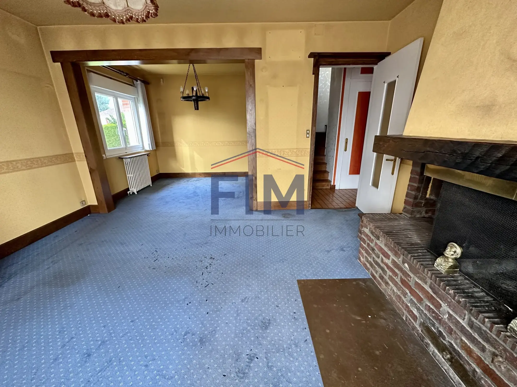 Maison en briques de 90 m² avec terrasse et garage à Envermeu 