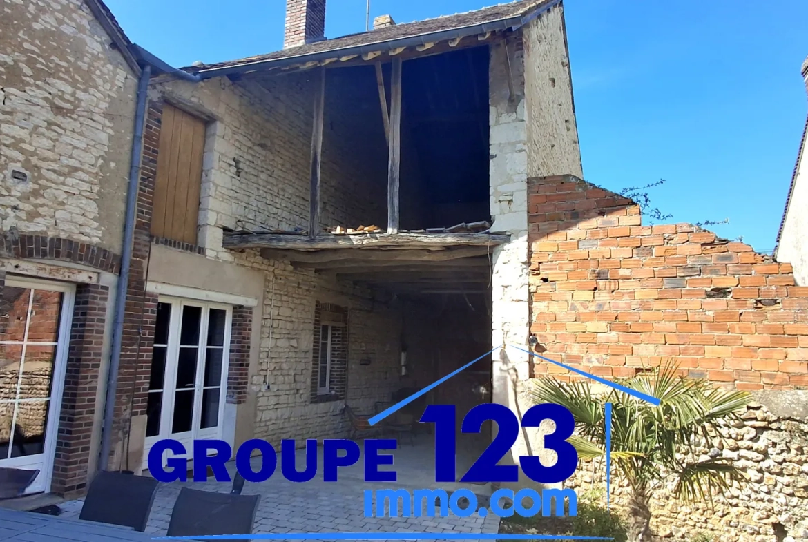 Belle maison en pierre rénovée avec jardin clos à Aillant-sur-Tholon 