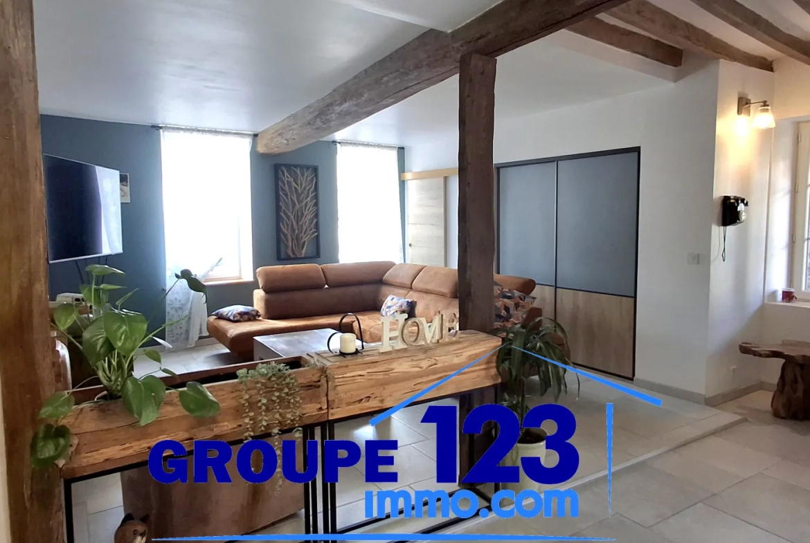 Belle maison en pierre rénovée avec jardin clos à Aillant-sur-Tholon 