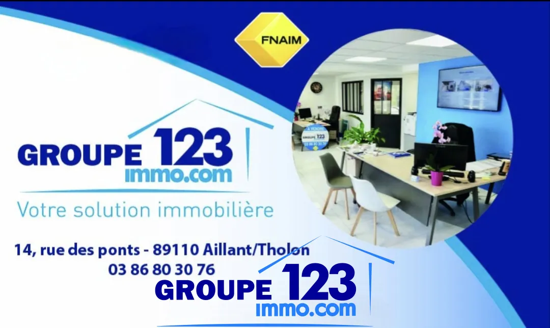 Belle maison en pierre rénovée avec jardin clos à Aillant-sur-Tholon 