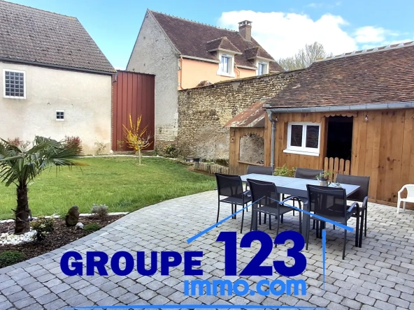 Belle maison en pierre rénovée avec jardin clos à Aillant-sur-Tholon