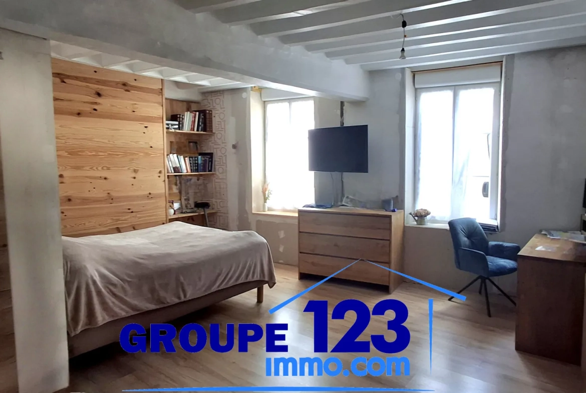 Belle maison en pierre rénovée avec jardin clos à Aillant-sur-Tholon 