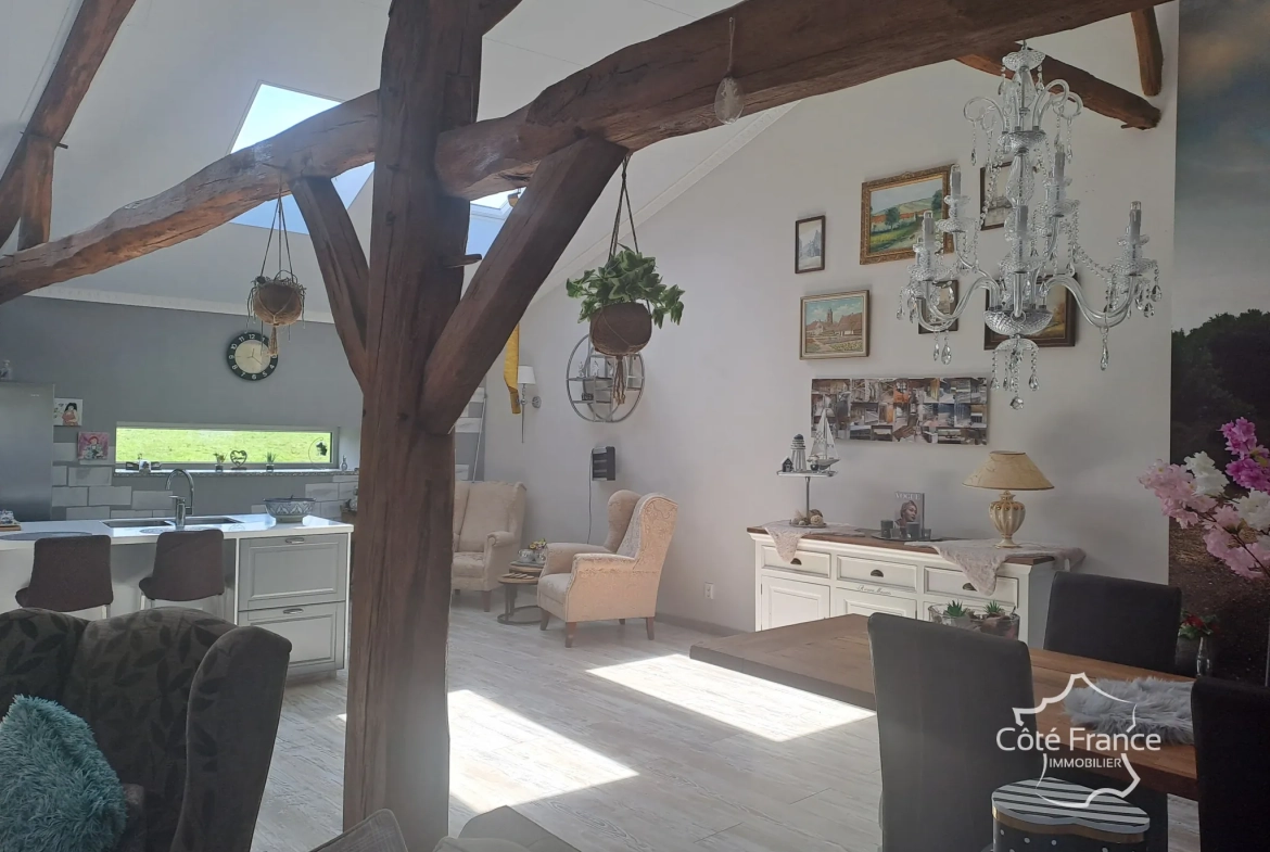 Charmante maison rénovée de 286 m² à GERMONT avec piscine et vue imprenable 