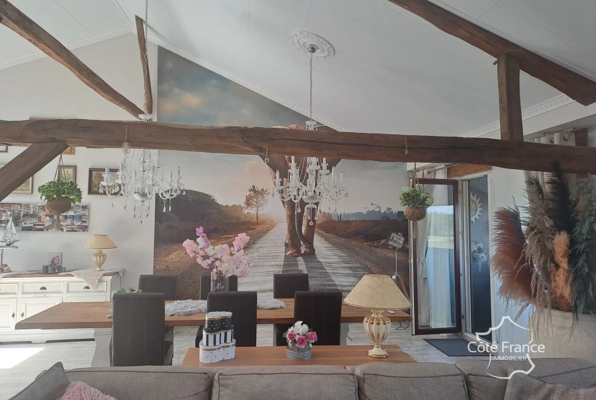 Charmante maison rénovée de 286 m² à GERMONT avec piscine et vue imprenable 