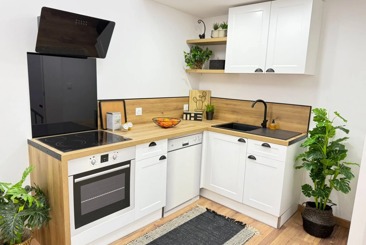 Appartement rénové avec mezzanine et terrasse à Amélie-les-Bains - 44,6 m² 