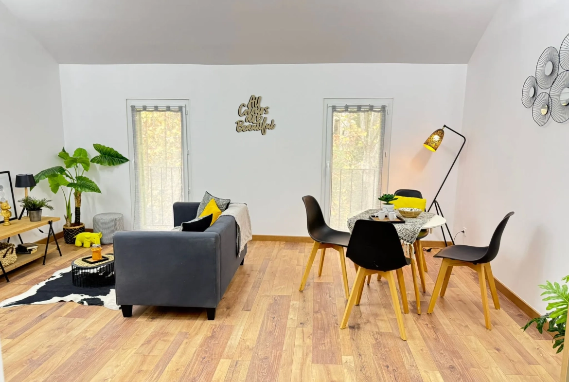 Appartement rénové avec mezzanine et terrasse à Amélie-les-Bains - 44,6 m² 