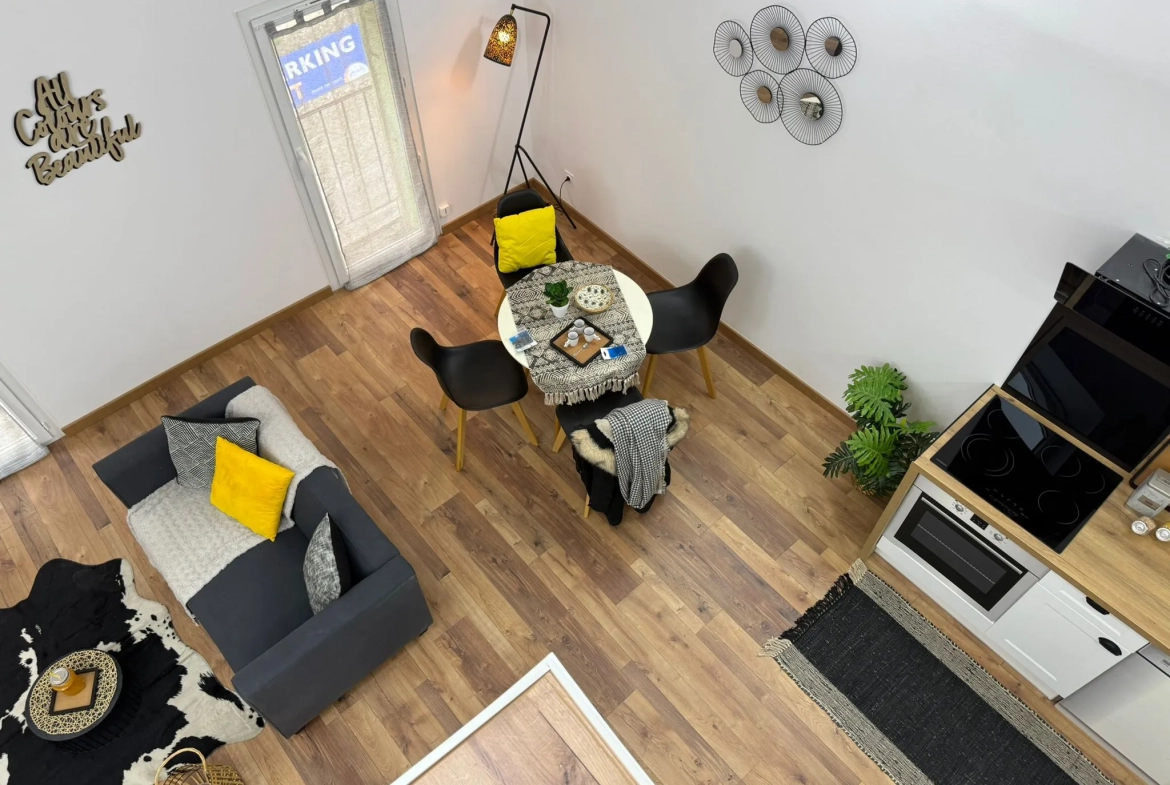 Appartement rénové avec mezzanine et terrasse à Amélie-les-Bains - 44,6 m² 