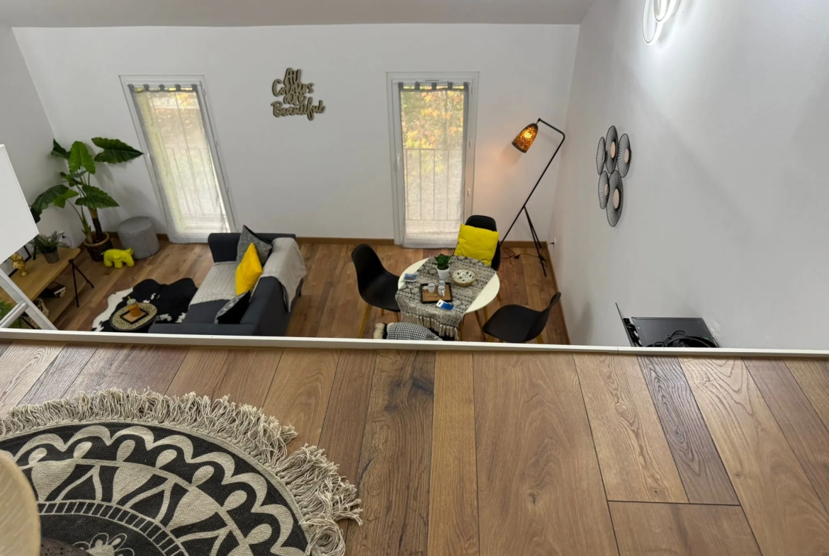 Appartement rénové avec mezzanine et terrasse à Amélie-les-Bains - 44,6 m² 