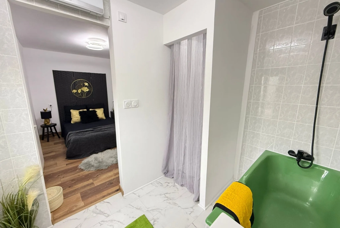 Appartement rénové avec mezzanine et terrasse à Amélie-les-Bains - 44,6 m² 