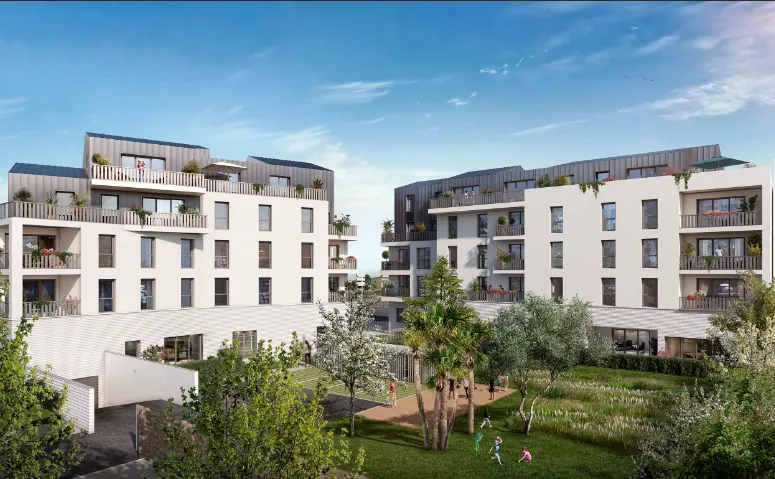 Appartement T3 neuf avec terrasse et parking à Rezé en livraison 2025 