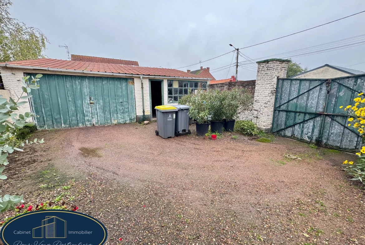 Immeuble mixte de 140 m² à Bouchain avec commerce et logement duplex 