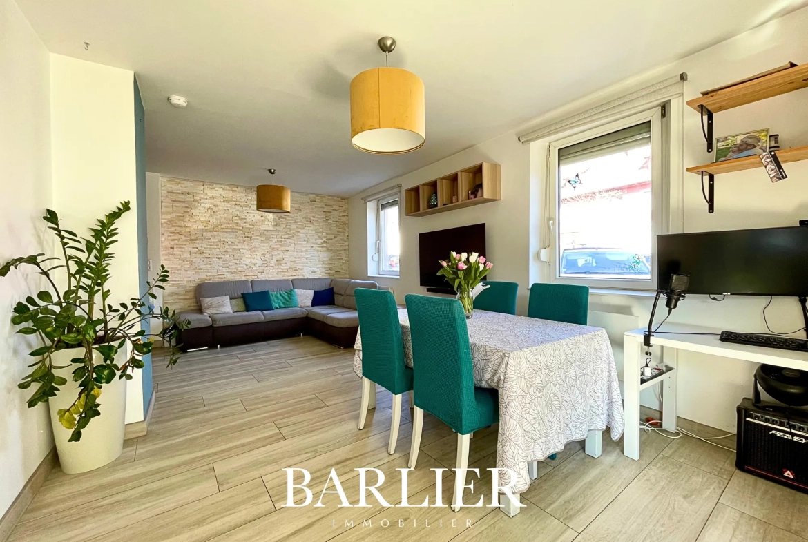 Appartement 3 pièces en rez-de-jardin à Ostwald, lumineux et proche transports 
