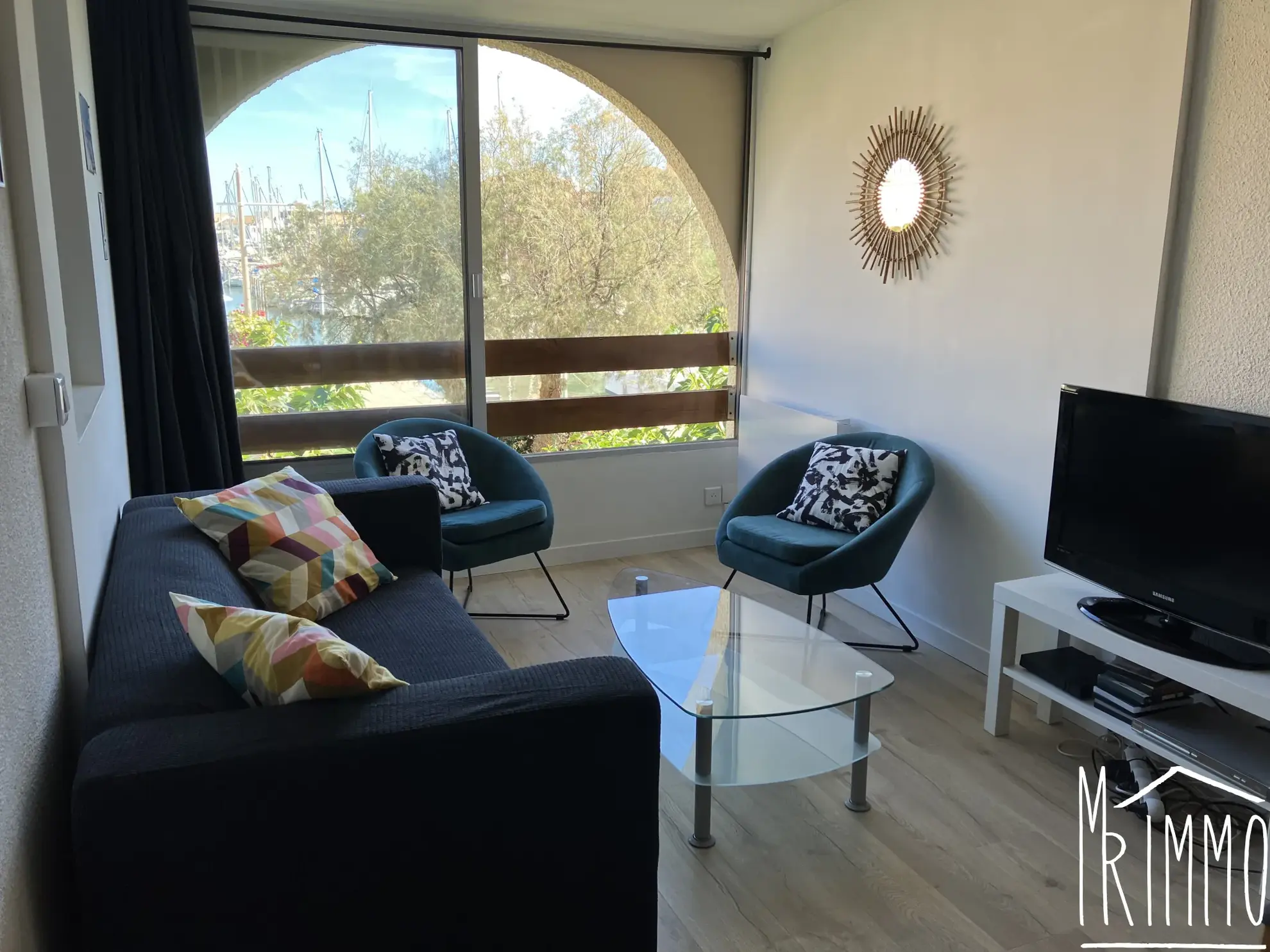 Appartement T3 avec vue port à Carnon - Dernier étage, lumineux, sécurisé 