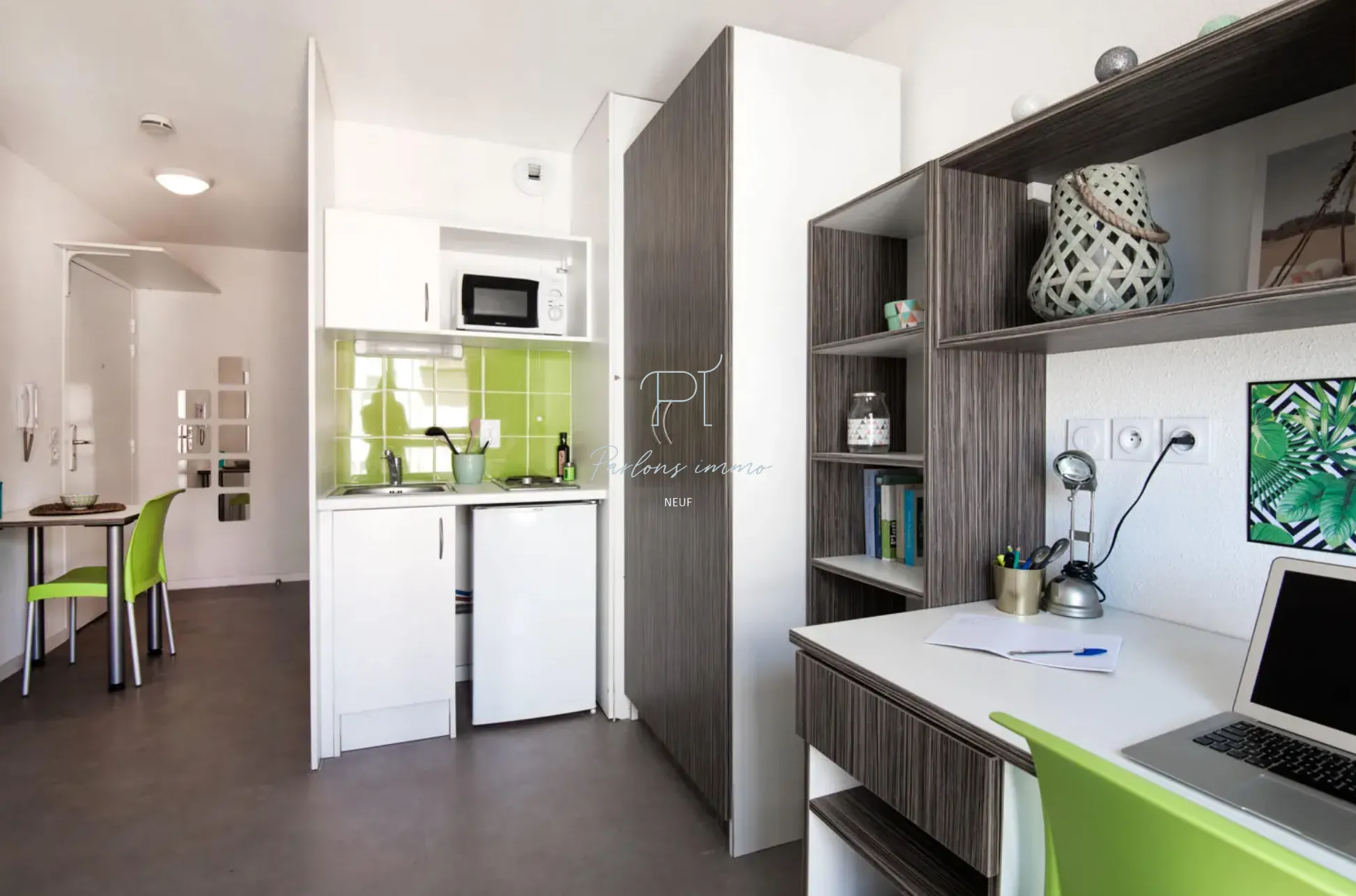 Studio à vendre de 17,16 m² à Lyon – Opportunité d’investissement étudiante 