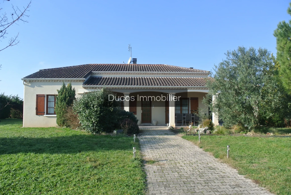 Maison 3 chambres avec piscine à Miramont de Guyenne - Terrain 2500 m² 