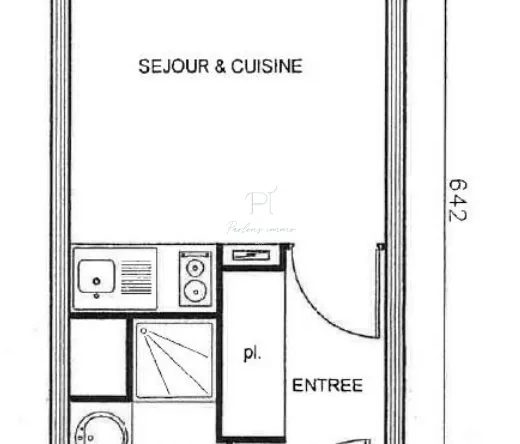 Charmant studio étudiant de 18,32 m² à Sevres, proche universités et transports 