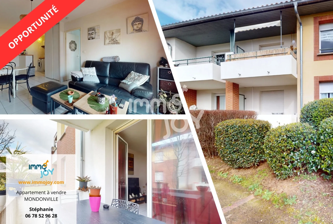 Appartement T2 Meublé avec Locataire à Mondonville - Opportunité d'Investissement 