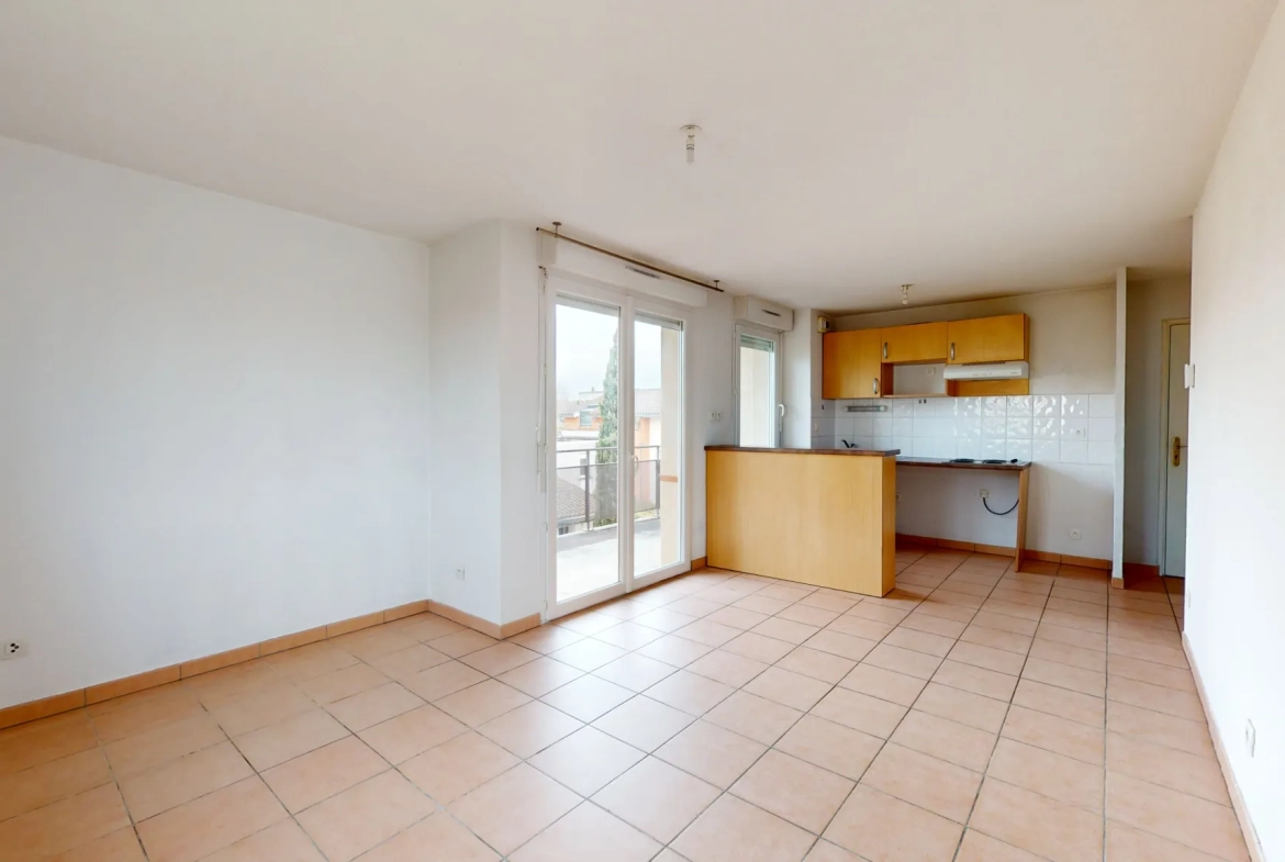 Appartement T3 de 52 m² avec terrasse et parking en sous-sol à Toulouse 
