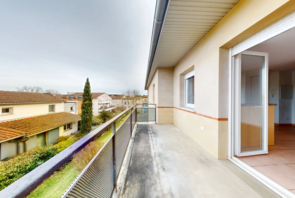 Appartement T3 de 52 m² avec terrasse et parking en sous-sol à Toulouse 