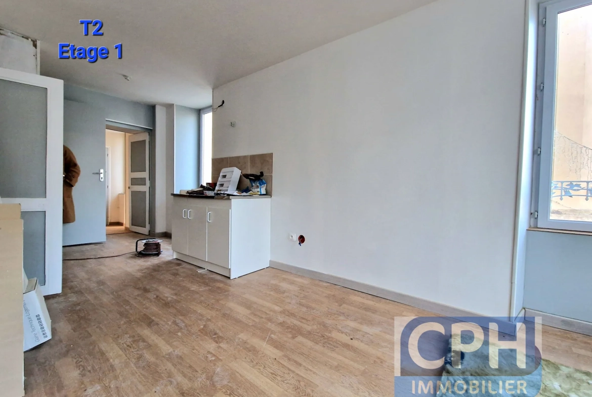Immeuble à vendre à Trun avec fort potentiel locatif et rénovation à prévoir 