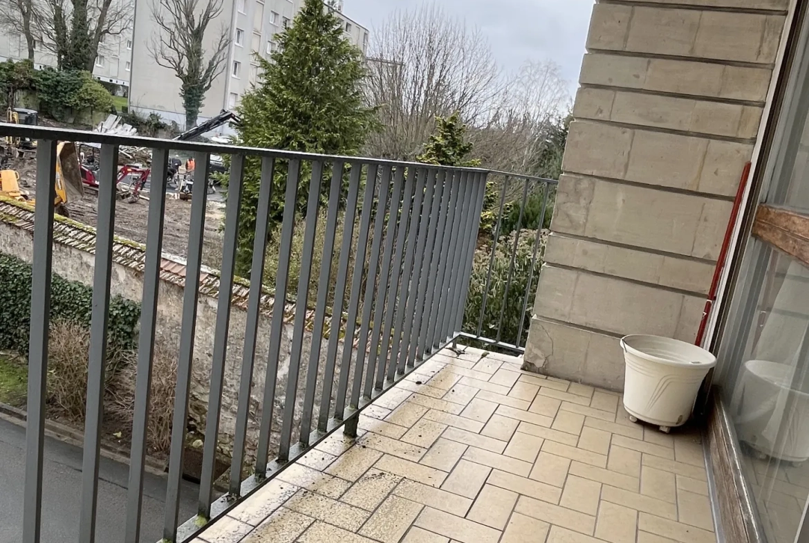 Appartement lumineux 2/3 pièces avec balcon à Le Pecq, proche du Château de Monte-Cristo 