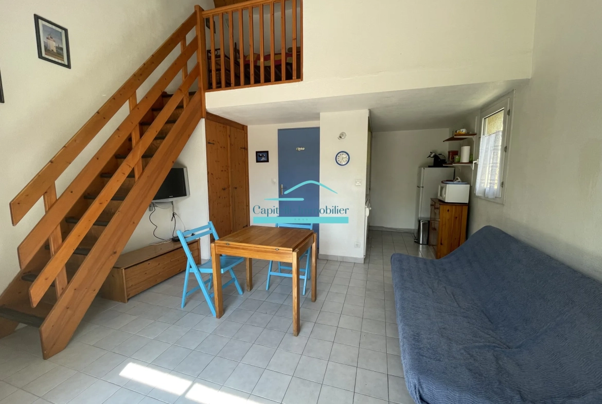 Villa T3 avec mezzanine, jardin, piscine à Vic-la-Gardiole 