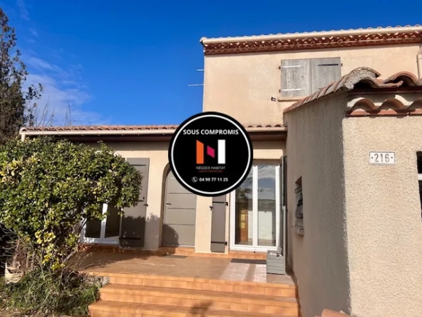 Maison T3 à Lunel de 73 m² avec garage et jardin - Idéal investissement