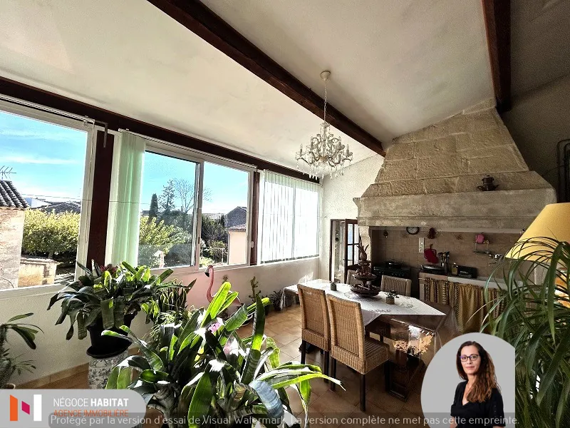 Maison atypique avec jardin et potentiel à Junas 