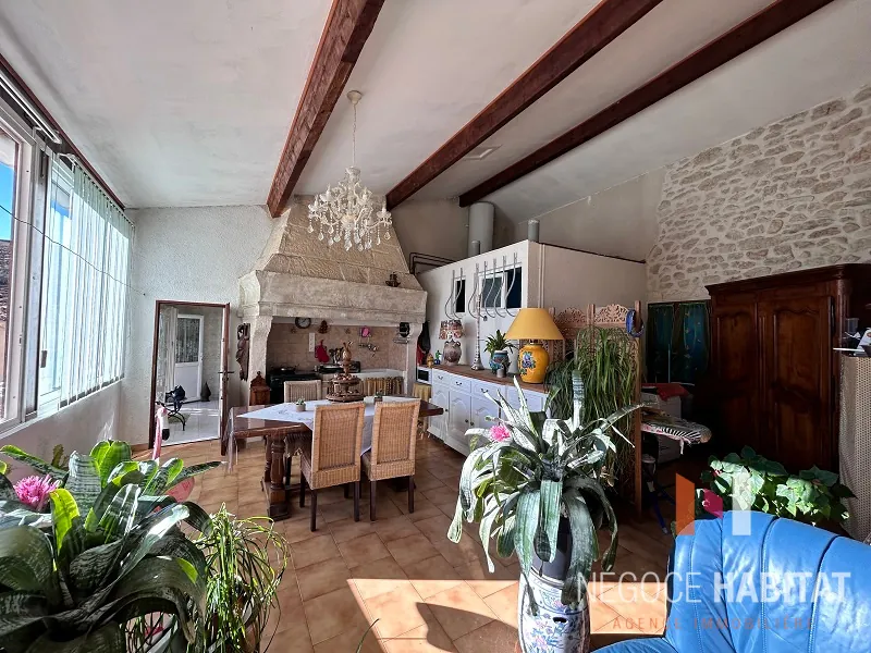 Maison atypique avec jardin et potentiel à Junas 