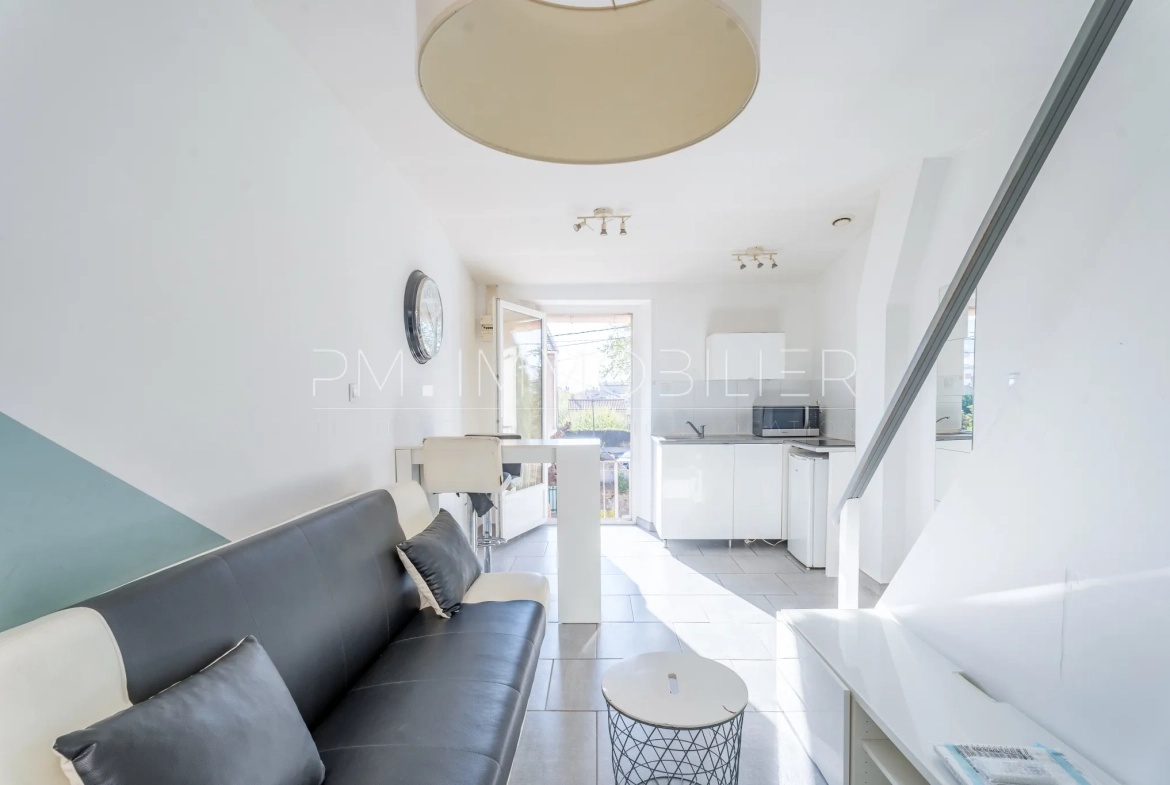 Studio à vendre à Marseille Saint-Marcel – Idéal investissement, 26 m², dernier étage, calme 