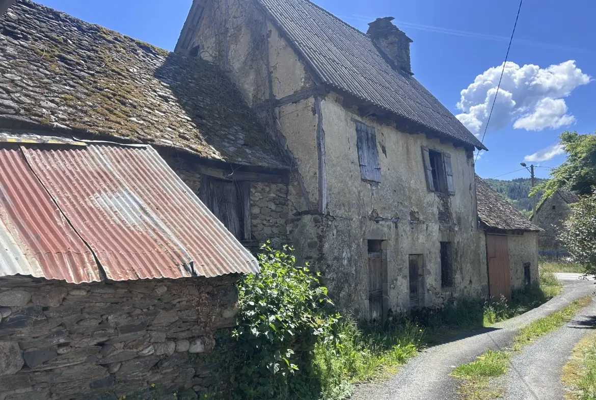 Maison à rénover à vendre à proximité d'Argentat, 60 m² 