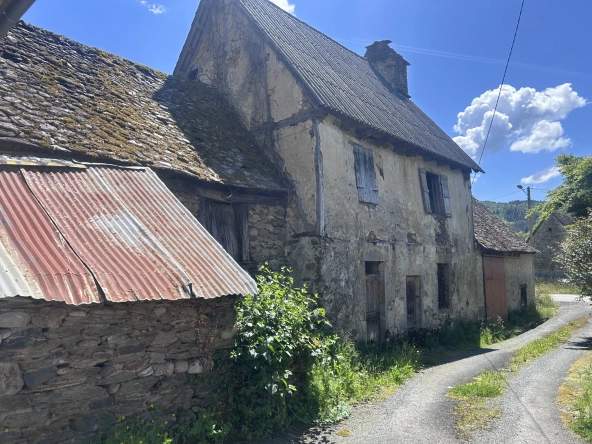Maison à rénover à vendre à proximité d'Argentat, 60 m²