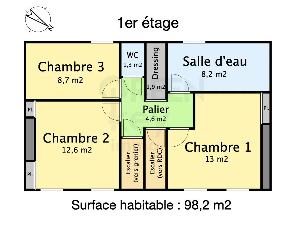 Maison à vendre à Bléneau (89220) - 5 pièces, 98,2 m² avec jardin 