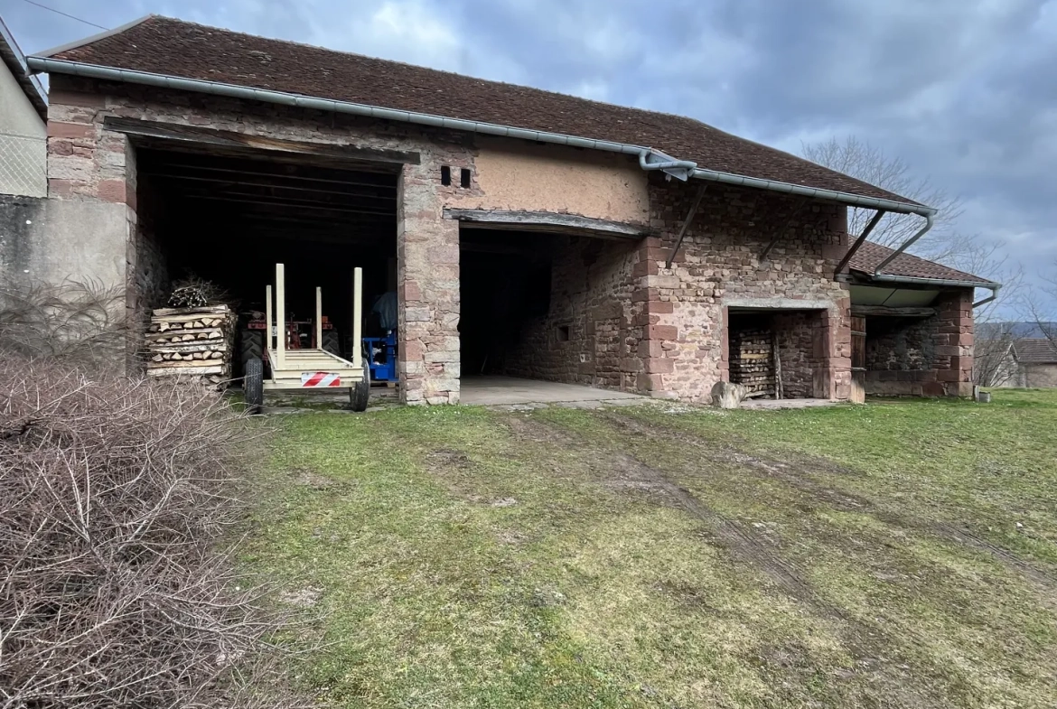 Charmante ferme rénovée de 130 m² avec dépendance sur 10 ares 55 à Hericourt 